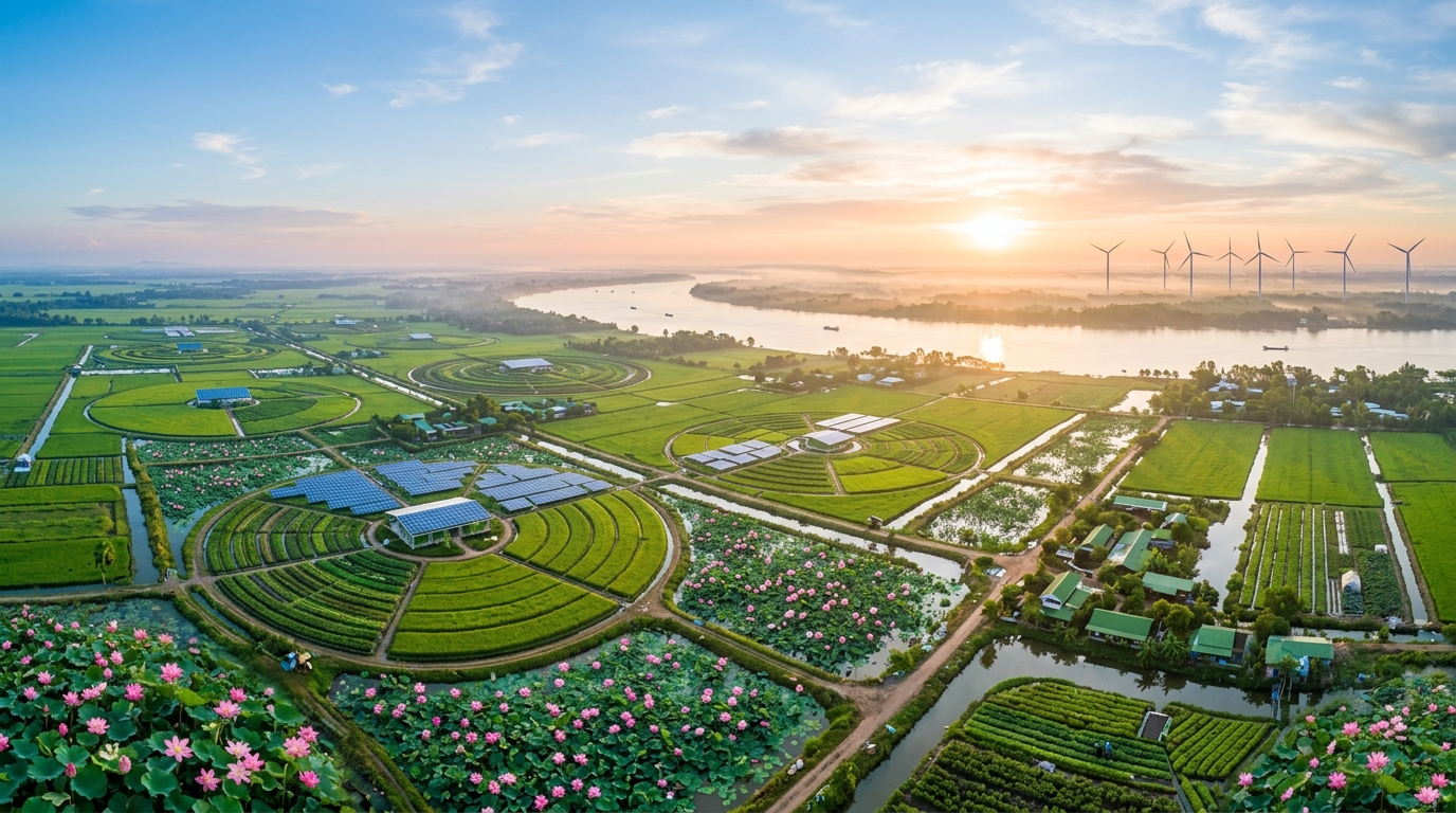 Toàn Cảnh Nông Nghiệp Xanh Bên Dòng Tiền Giang